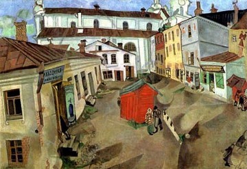 lace - The Market Place Vitebsk contemporary Marc Chagall